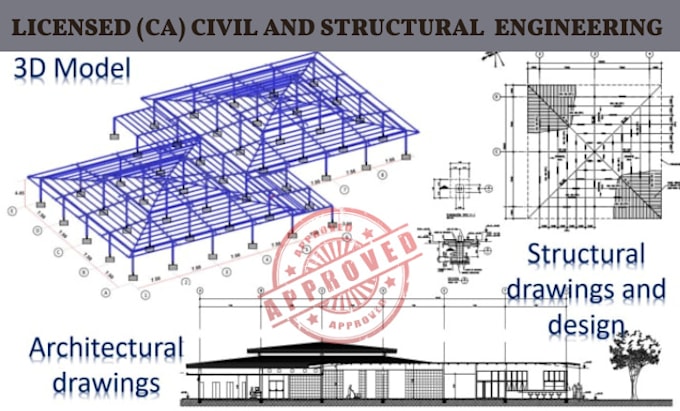 Gig Preview - Provide licensed civil and structural engineering services with pe stamp ca