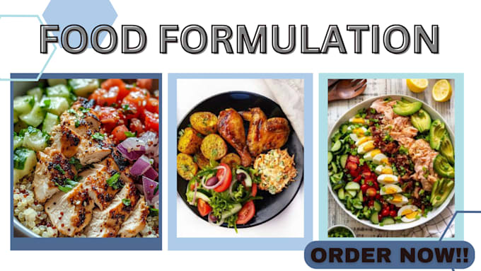 Gig Preview - Specialize in food formulation and product development