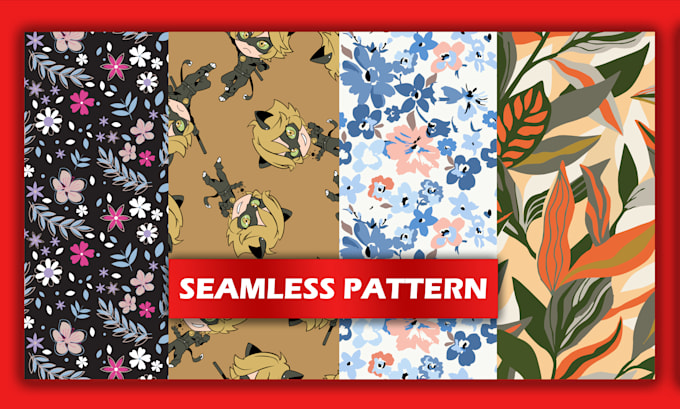 Gig Preview - Do seamless pattern for textile fabric design