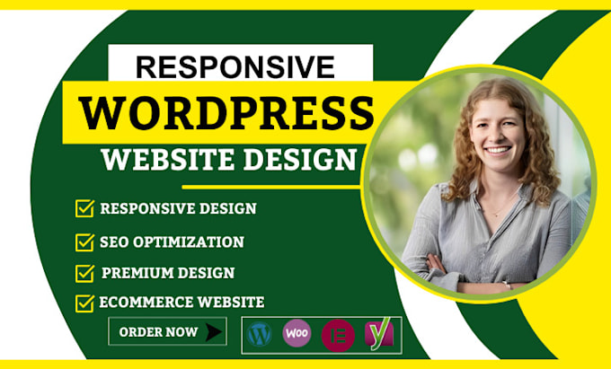 Gig Preview - Create a wordpress business website design and redesign, website development