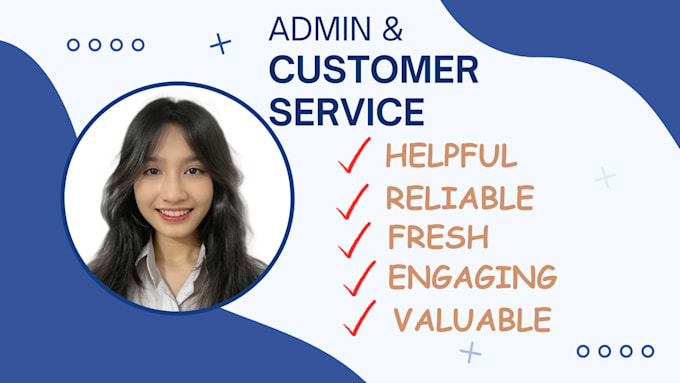 Gig Preview - Be your virtual assistant for admin and customer service