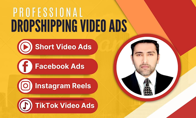 Gig Preview - Create professional dropshipping video ads for facebook tiktok