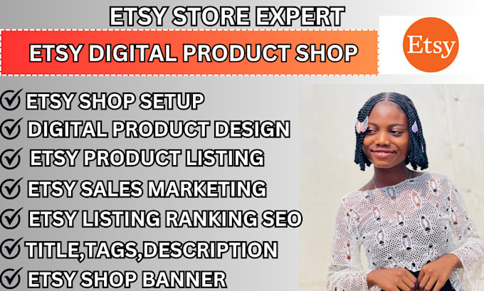 Gig Preview - Do etsy seo, etsy digital product store, etsy listing, etsy digital planner