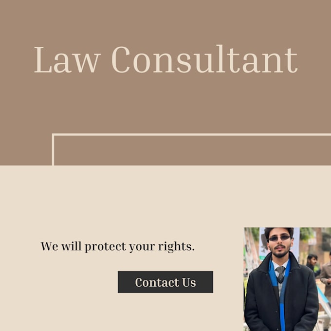 Gig Preview - Be your legal consultant regarding business