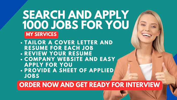 Gig Preview - Search and apply 1000 jobs for you