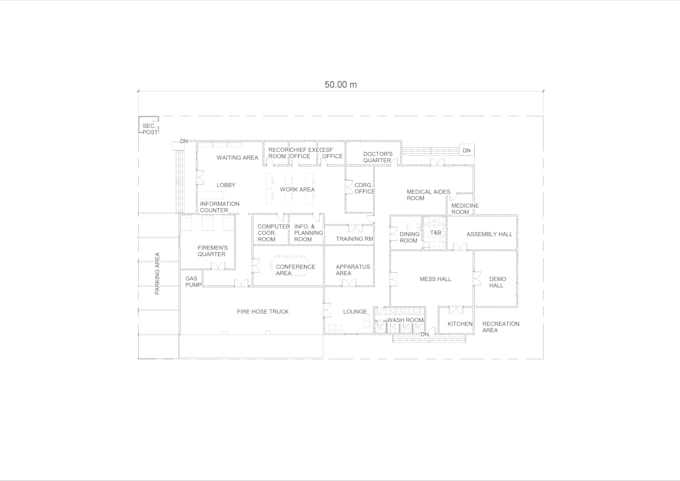 Gig Preview - Create floorplans, elevations, sections, and 3d model