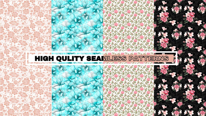 Gig Preview - Design high quality textile seamless or clothing pattern