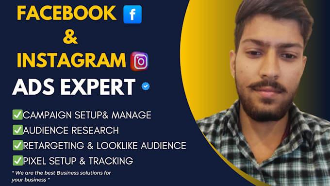 Gig Preview - Do facebook ads campaign, marketing, instagram advertising, meta ad manager