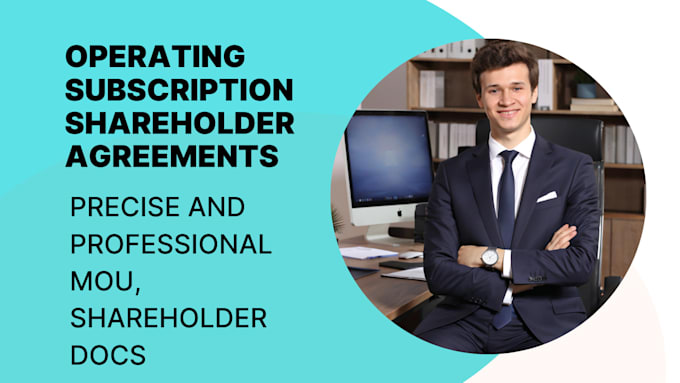 Gig Preview - Create custom subscription shareholder agreements and mou