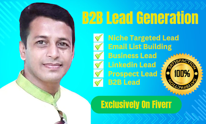 Gig Preview - Provide b2b lead generation with verified emails