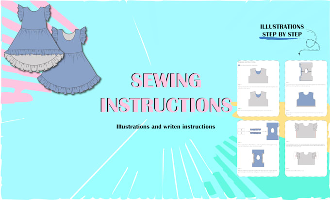 Gig Preview - Illustrate and write sewing instructions