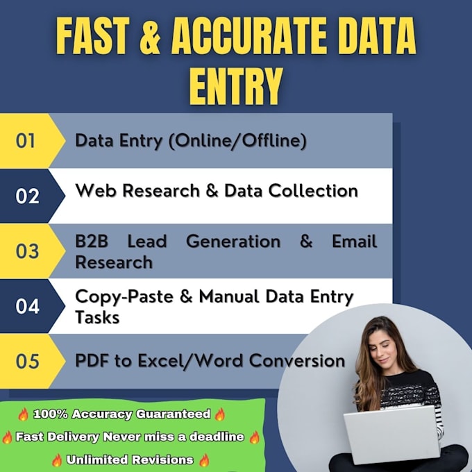 Bestseller - help you with quick data entry