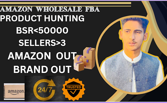 Gig Preview - Amazon wholesale fba  product  research