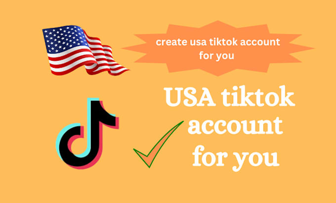 Gig Preview - Create usa tiktok accont business center ads manager usa tiktok account