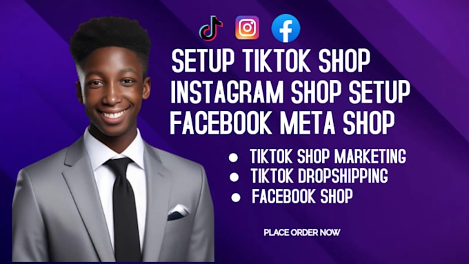 Gig Preview - Setup tiktok shop dropshipping to boost shopify sales, fix fb ig meta shop setup