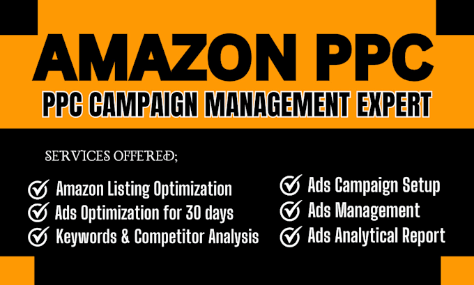 Gig Preview - Setup, manage and optimize your amazon PPC campaign