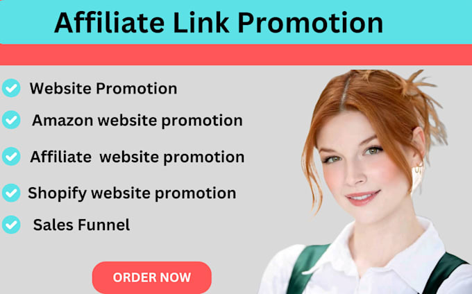 Gig Preview - Do affiliate link promotion, website boost, sales funnel, link promotion