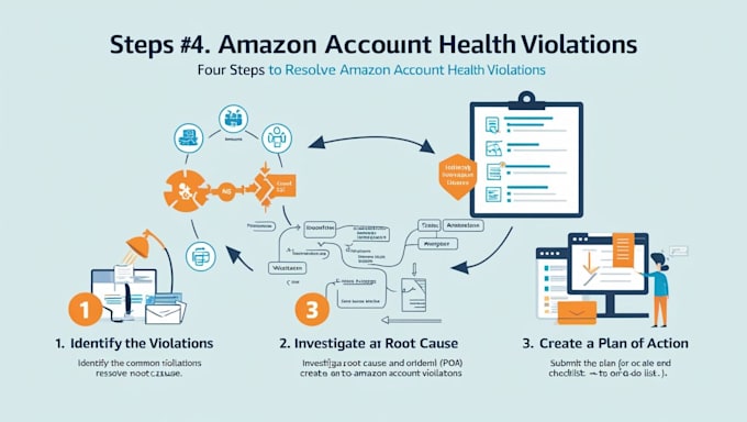 Gig Preview - Resolve your amazon account health violations efficiently