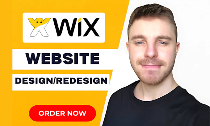 Gig Preview - Design, redesign wix website wix business website design