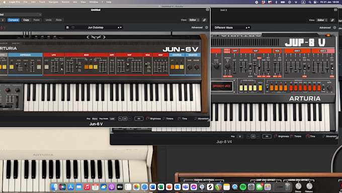 Gig Preview - Compose and record a synth, pad, synth bass and keys for you