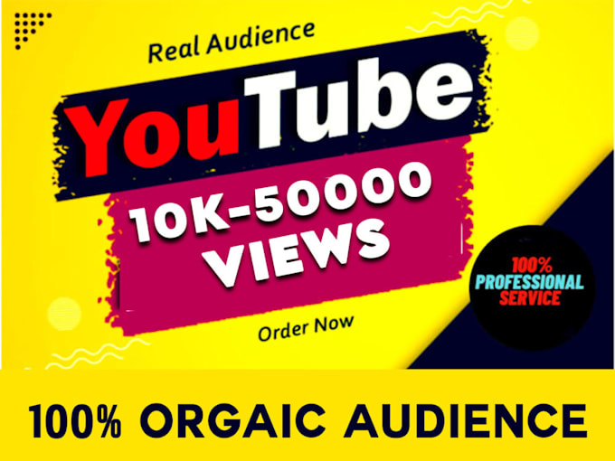 Gig Preview - Do organic youtube channel promotion for channel growth