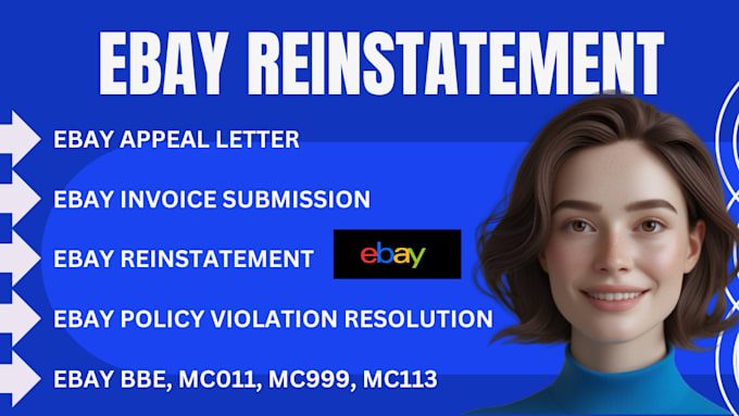 Gig Preview - Do account reinstatement for ebay amazon, ebay restriction reopen, appeal letter