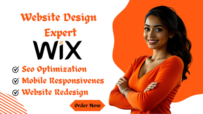 Gig Preview - Design wix website wix seo wix redesign wix