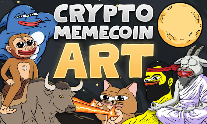 Gig Preview - Draw amazing custom crypto meme coin art