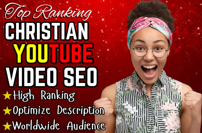 Gig Preview - Do christian youtube video SEO expert, optimization and channel growth