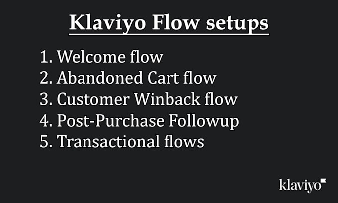 Gig Preview - Help you with klaviyo email marketing and SMS for shopify