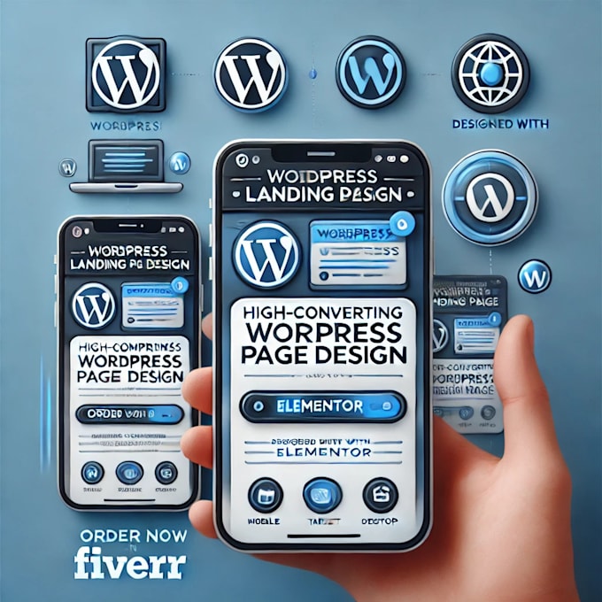 Gig Preview - Design a high converting wordpress landing page with elementor