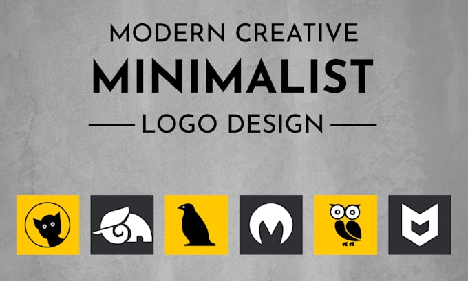 Gig Preview - Do creative modern minimalist logo design