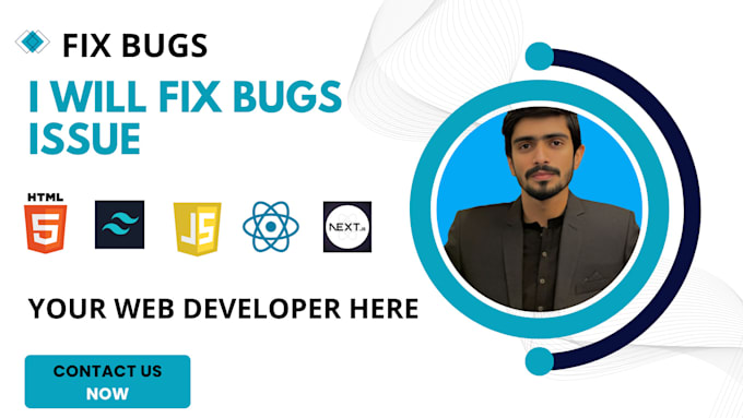 Gig Preview - Fix HTML ,CSS , javascript , typescript, react js , next js  and website issue