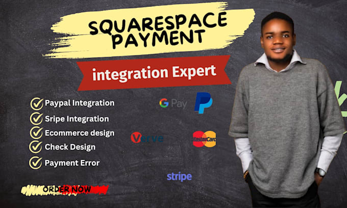 Gig Preview - Create squarespace online store payment integration, squarespace redesign