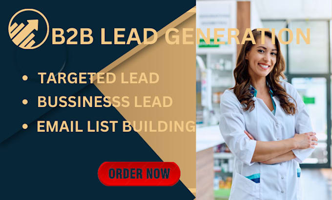 Gig Preview - Do targeted b2b lead generation email list building verified lead