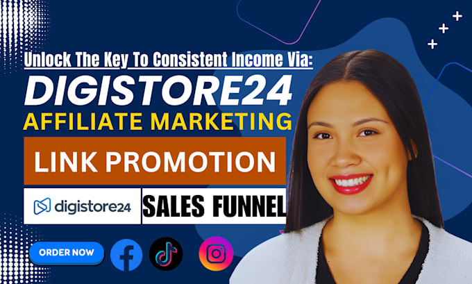 Gig Preview - Setup digistore24 affiliate marketing salesfunnel to boost affiliate sales