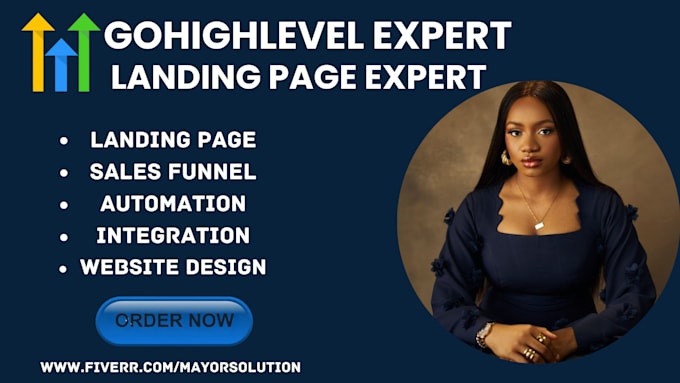 Gig Preview - Do gohighlevel automation, ghl workflow, gohighlevel funnel landing page expert