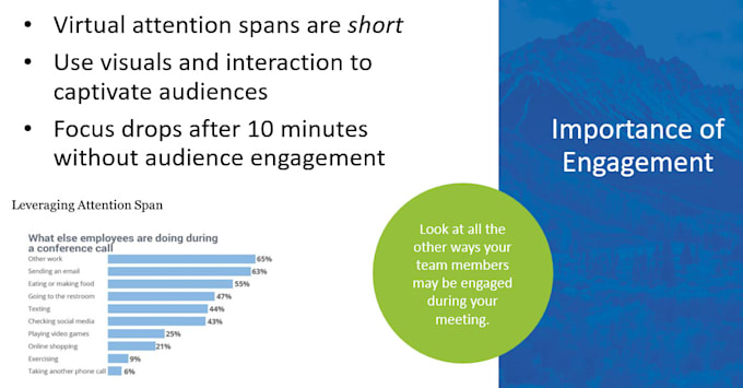 Gig Preview - Design presentations and develop content