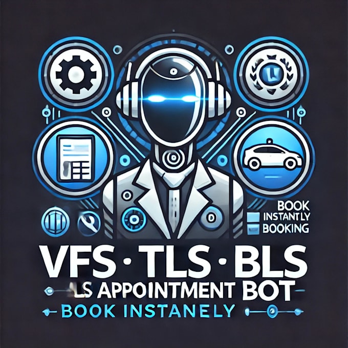 Gig Preview - Develop vfs appointment bot, tls bot, bls bot, vfs bot