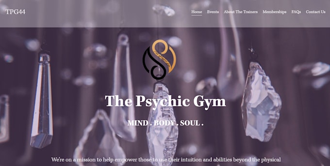 Gig Preview - Design spiritual intuitive holistic reiki psychic tarot website