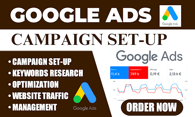 Gig Preview - Do google ads ppc campaign verification conversion tracking manage adsense setup