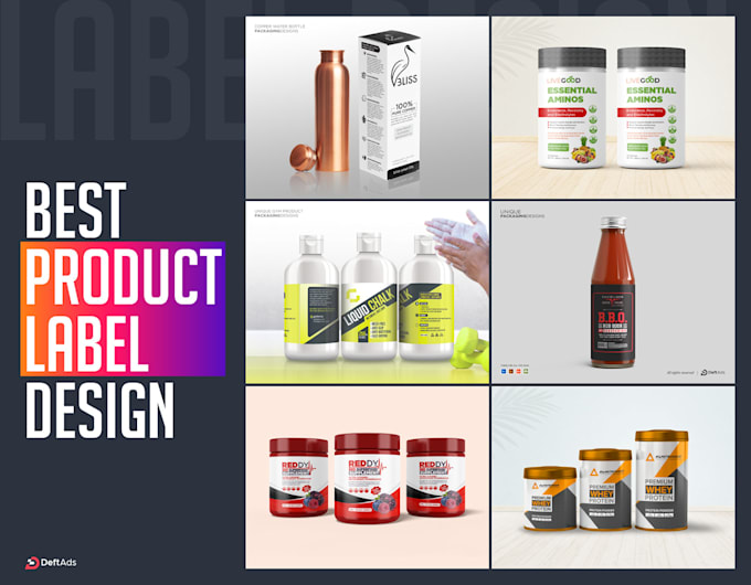 Gig Preview - Design and redesign supplement, supliful, and cbd oil labels