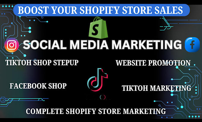 Bestseller - setup tiktok shop facebook instagram run fb ads, do shopify marketing