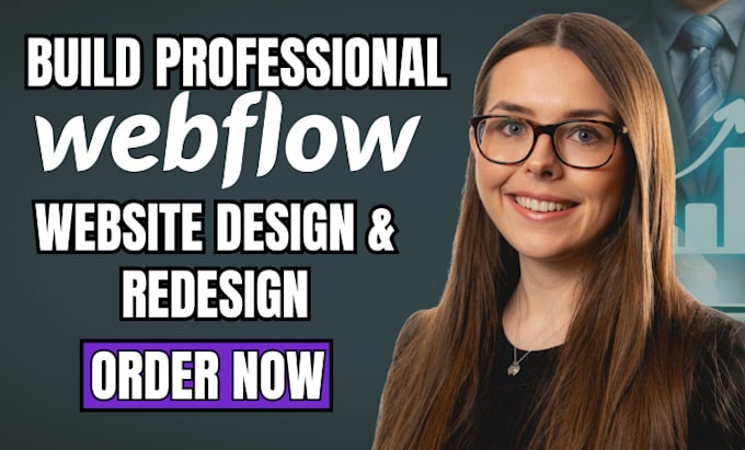 Gig Preview - Fix, redesign, webflow website development, webflow figma landing page, bug fix