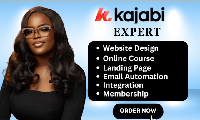 Gig Preview - Build kajabi website and design kajabi landing page