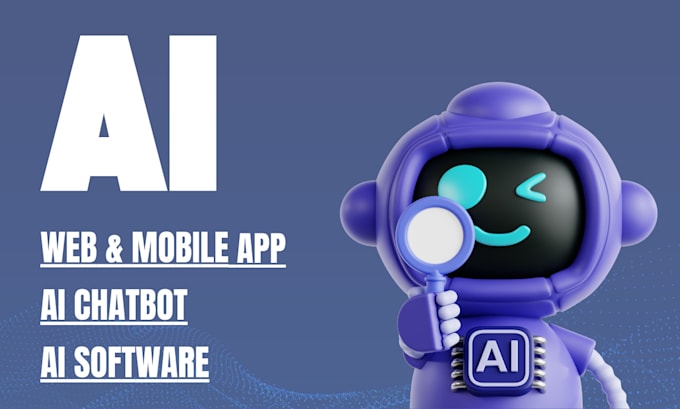 Gig Preview - Develop ai web application, ai chatgpt, ai software, ai saas app and website