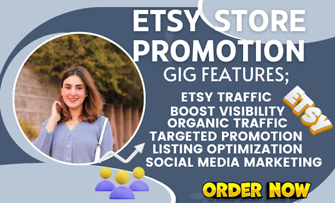 Bestseller - do etsy promotion etsy product listing shopify marketing boost etsy sales