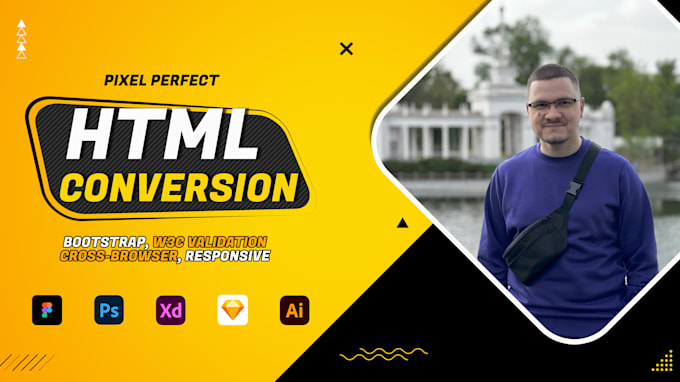 Bestseller - convert figma to html psd to html sketch to html  responsive