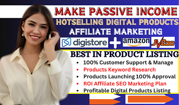 Bestseller - launch digital product on digistore jvzoo amazon affiliate marketing in 5 hours