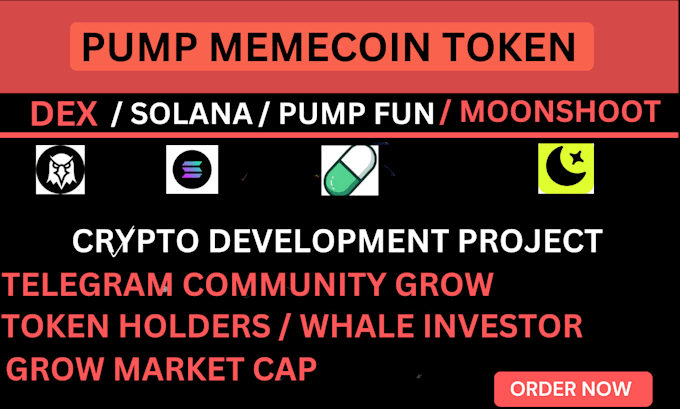 Gig Preview - Promote memecoin website ,twitter, mini game, crypto token, telegram community